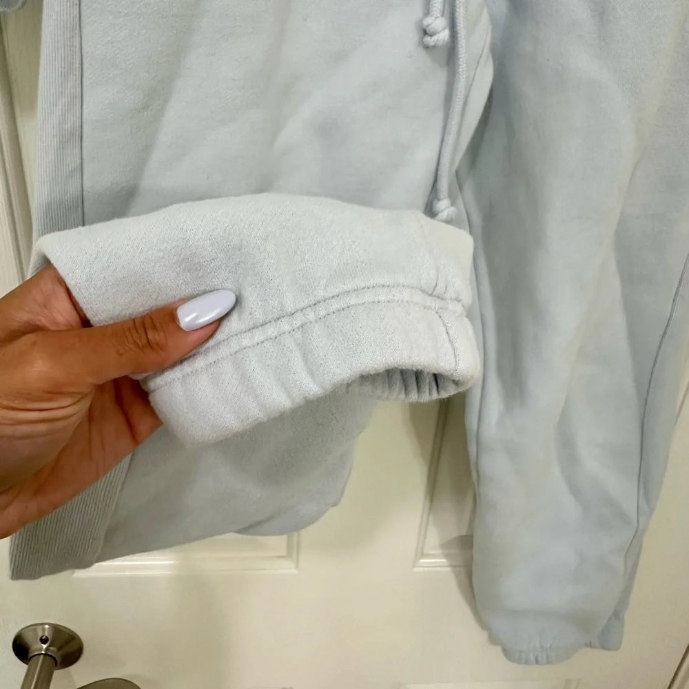 TNA Sky Blue CozyAF Fleece Sweatset - Picture 6 of 8